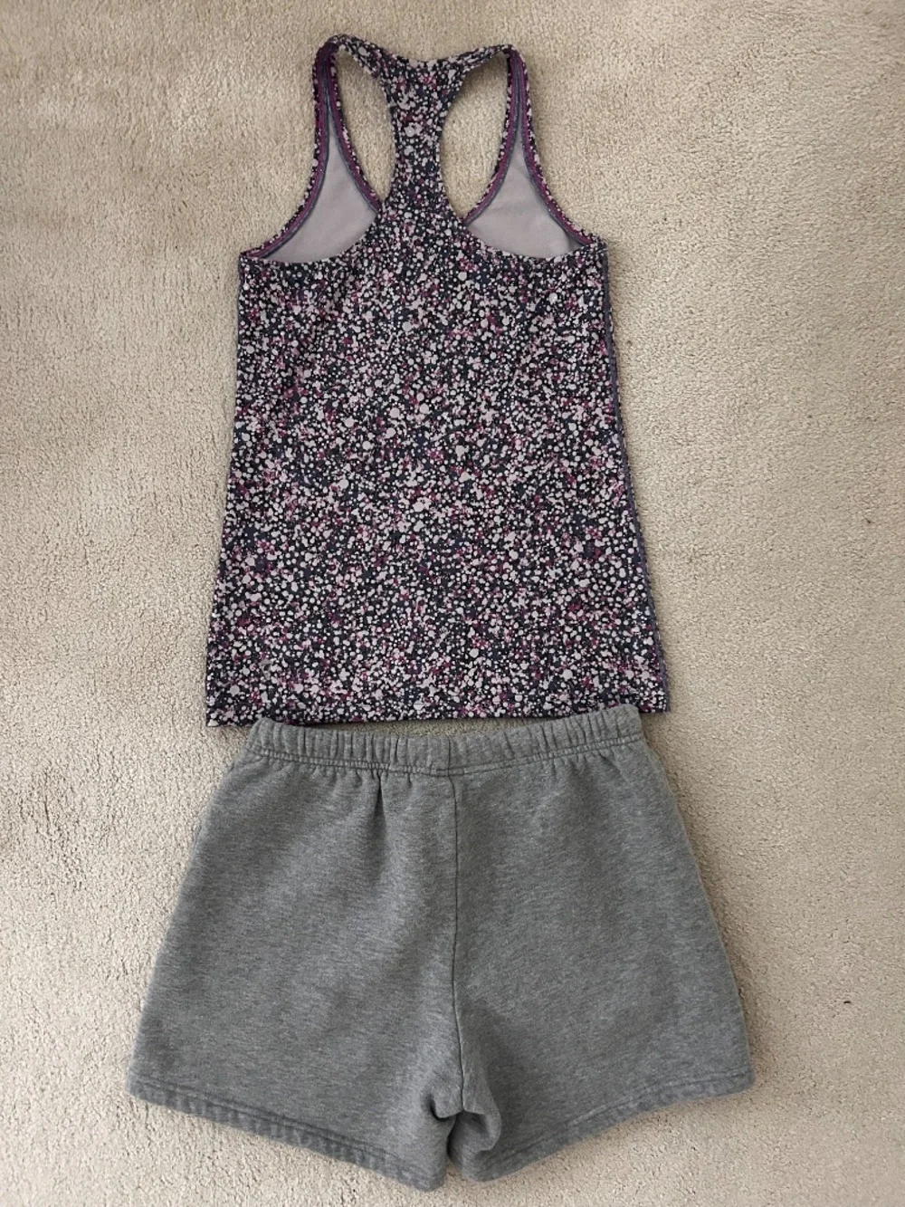 Ivivva by Lululemon tank size 12 with Super World by Aritzia XS shorts
